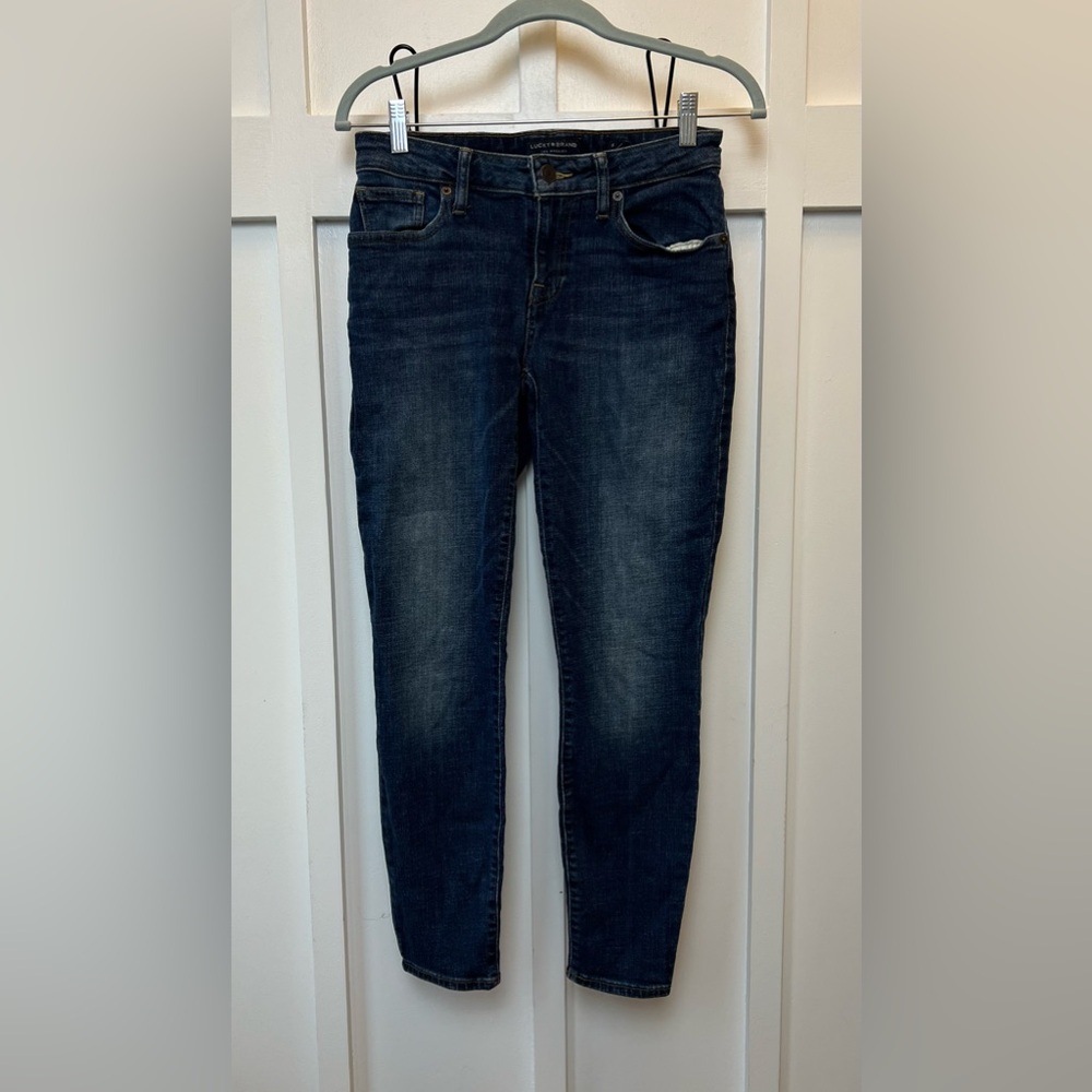 Lucky Brand Women's Denim Jean Size 6 / 28 Regular Low Rise Skinny Lolita Casual